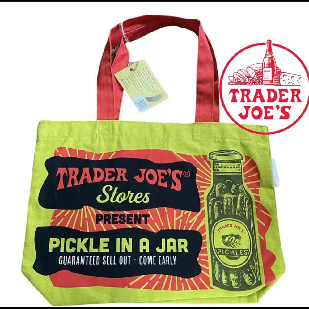 Trader Joe’s pickle tote bag - 100% cotton